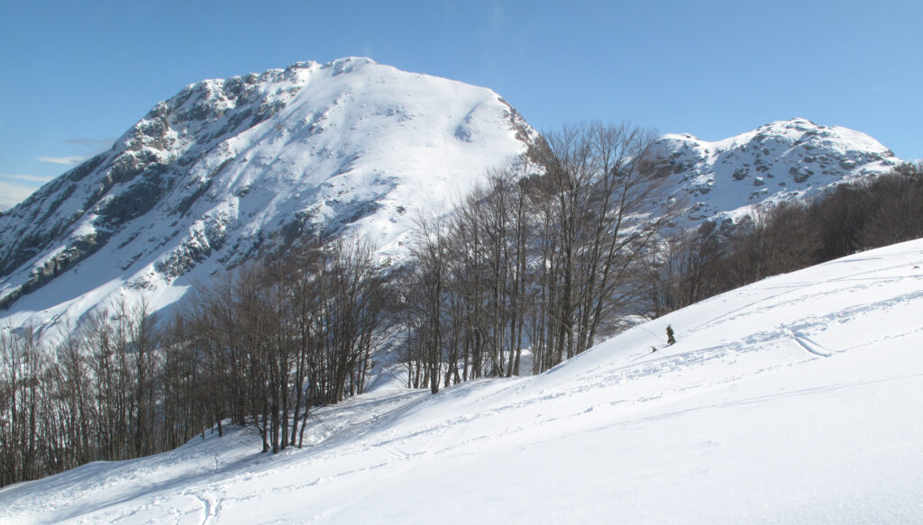 Winter view of the Pania Secca